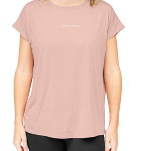 Kindred Bravely Pink Relaxed Fit Mama maternity & nursing workout top XXL (14)